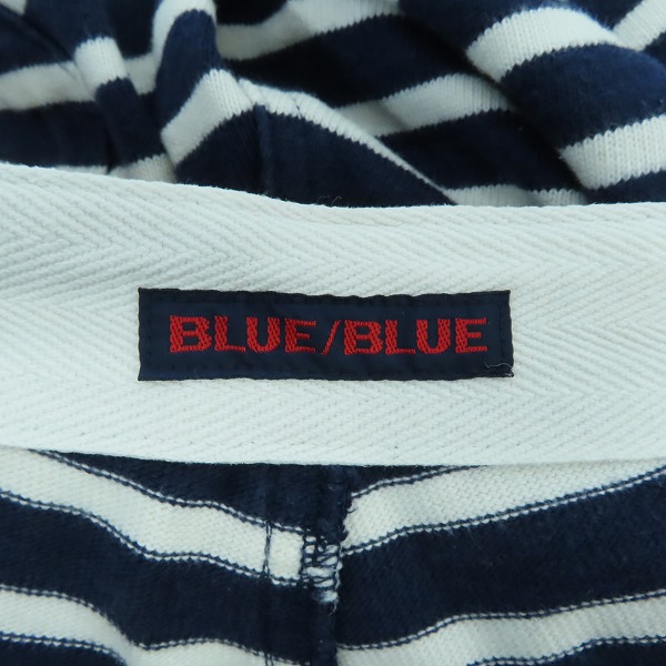 実際に弊社で買取させて頂いたBLUE BLUE/ブルーブルー マリンボーダー ハーフパンツ/XLの画像 2枚目