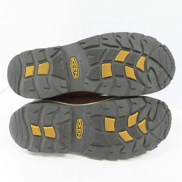実際に弊社で買取させて頂いたKEEN/キーン アウトドアレザーブーツ F2413-11/27の画像 2枚目