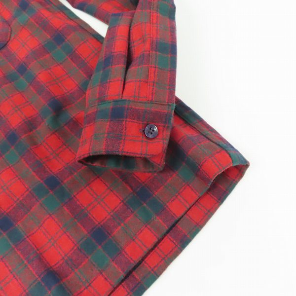 実際に弊社で買取させて頂いたPENDLETON/ペンドルトン L/S 長袖 チェック柄 ウール オープンカラーシャツ Size：Mの画像 5枚目