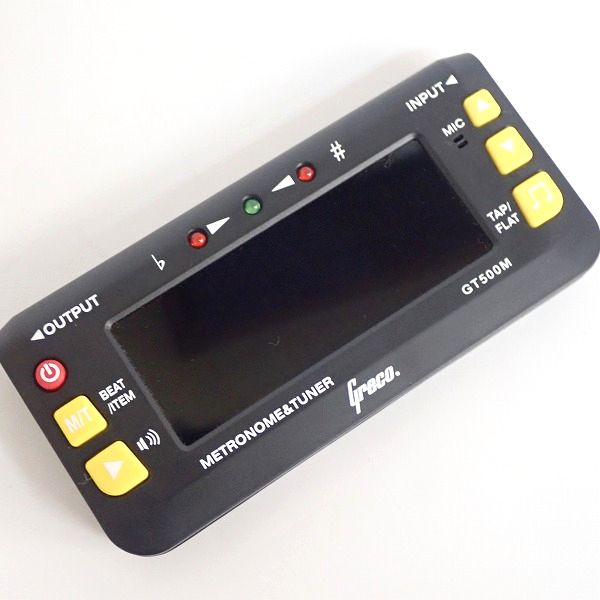 実際に弊社で買取させて頂いた【動作確認済】Greco/グレコ GT500M メトロノーム・チューナー 一体型の画像 1枚目