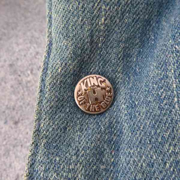 実際に弊社で買取させて頂いたBLUE BLUE/ブルーブルー インディゴ ダウンベスト/Mの画像 4枚目