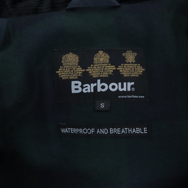 実際に弊社で買取させて頂いたBarbour/バブアー Oreljacket/ジャケット 1802251 ネイビー/Sの画像 3枚目