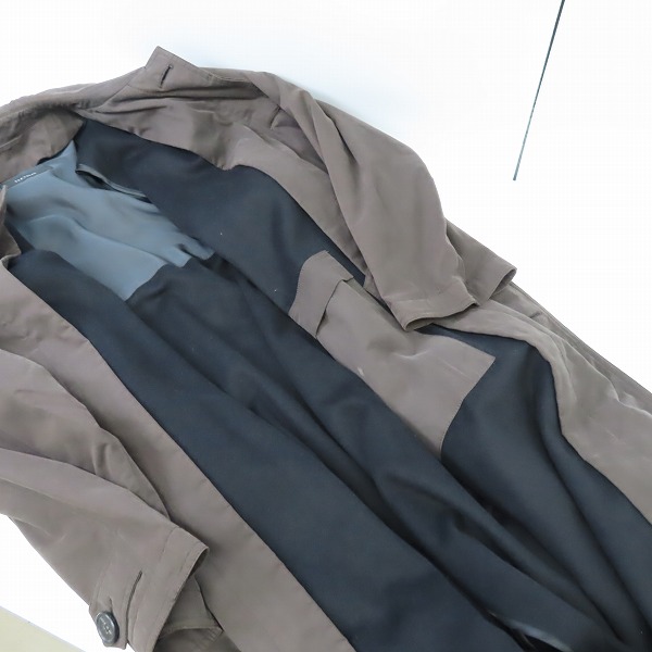 実際に弊社で買取させて頂いたHUGO BOSS/ヒューゴ・ボス ライナー付きロングコート/46の画像 6枚目