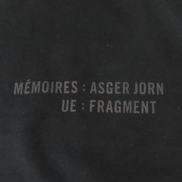 実際に弊社で買取させて頂いたUNIFORM EXPERIMENT/ユニフォームエクスペリメント 21SS MEMOIRES ASGER JORN/UE:FRAGMENT スウェット UE-210091/2の画像 5枚目