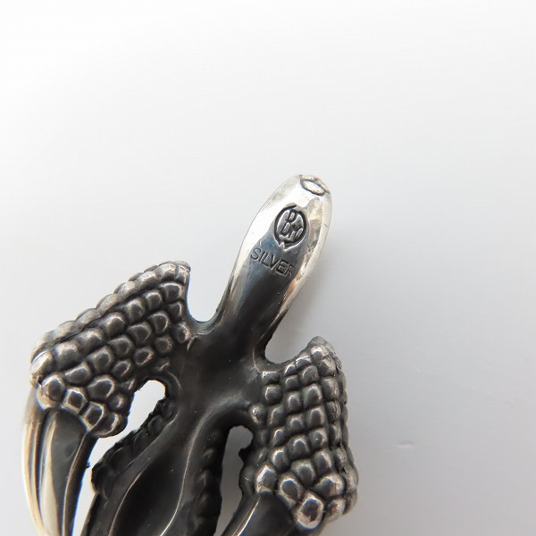 実際に弊社で買取させて頂いたBloody Mary/ブラッディマリー 廃番 creature/クリーチャー ドラゴンクロー ペンダントの画像 4枚目