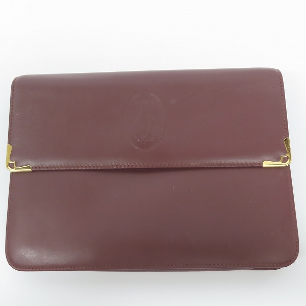 実際に弊社で買取させて頂いたCartier/カルティエ マストライン レザー クラッチバッグ