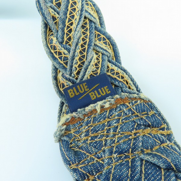実際に弊社で買取させて頂いたBLUE BLUE/ブルーブルー インディゴ 編み込み ベルト　の画像 1枚目