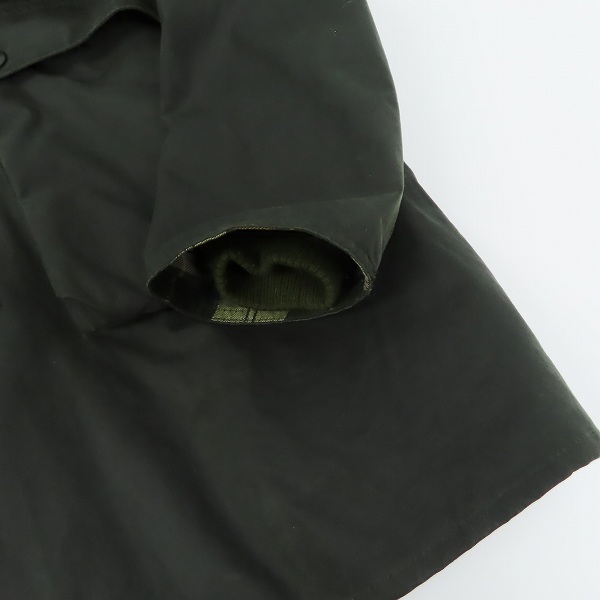 実際に弊社で買取させて頂いたBarbour/バブアー 19AW キャプテンサンシャイン ビデイル オイルドコート 1902258/38の画像 7枚目