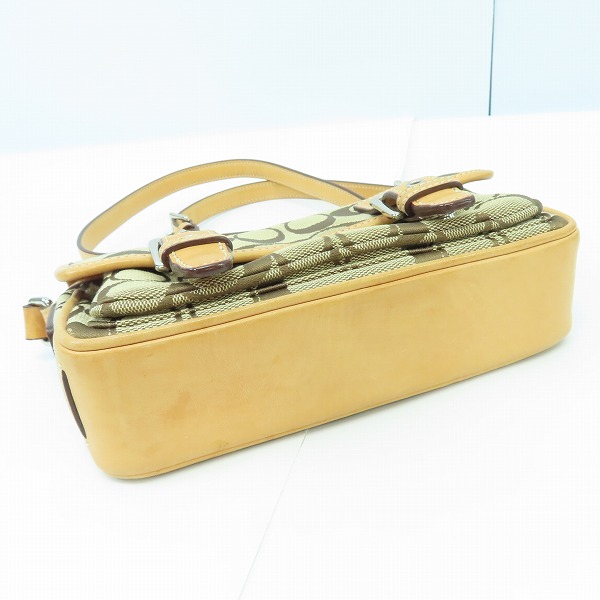 コーチ COACH ショルダーバッグ 6844 シグネチャーミニフィールドバッグ ジャガード×レザー 黒×アイボリー バッグ COACH コーチ シグネチャー ミニフィールド キャンバス クロスボディ