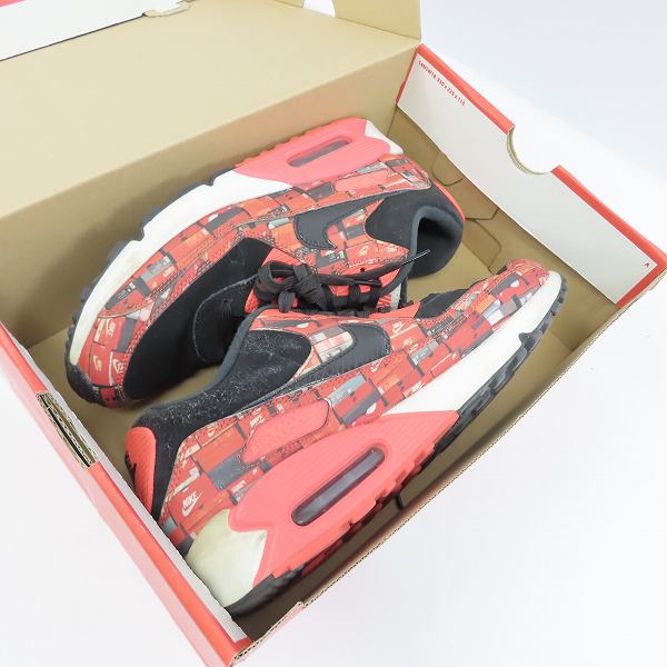 実際に弊社で買取させて頂いたNIKE×atmos/ナイキ×アトモス AIR MAX 90 PRNT エアマックス "WE LOVE NIKE" AQ0926-001/27.5の画像 7枚目