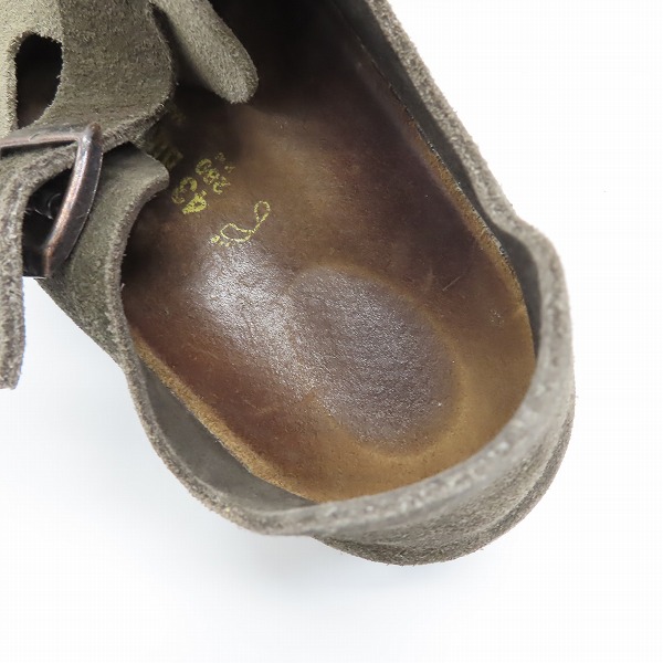 実際に弊社で買取させて頂いたBIRKENSTOCK/ビルケンシュトック LONDON BS TAUPE ロンドン スウェード 43/28.0の画像 4枚目