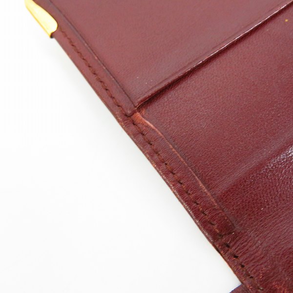 実際に弊社で買取させて頂いたCartier/カルティエ レザー 名刺入れ/カードケースの画像 5枚目