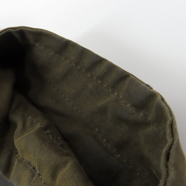 実際に弊社で買取させて頂いたBarbour×WHITE MOUNTAINEERING/バブアー×ホワイトマウンテニアリング FINHARA/フィンハラ ワックスジャケット/Lの画像 8枚目