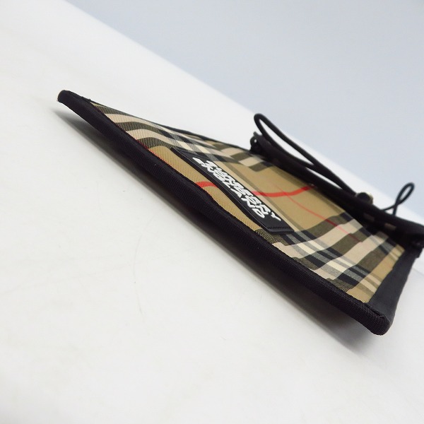 実際に弊社で買取させて頂いたBURBERRY/バーバリー 21AW ヴィンテージチェック ネックポーチ/ショルダーバッグ/サコッシュバッグの画像 2枚目