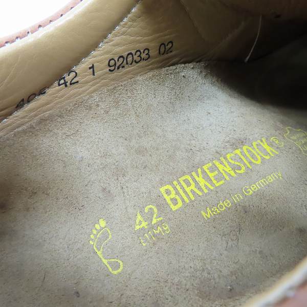 実際に弊社で買取させて頂いたBIRKENSTOCK/ビルケンシュトック パサデナ ロー レザー シューズ/42の画像 5枚目