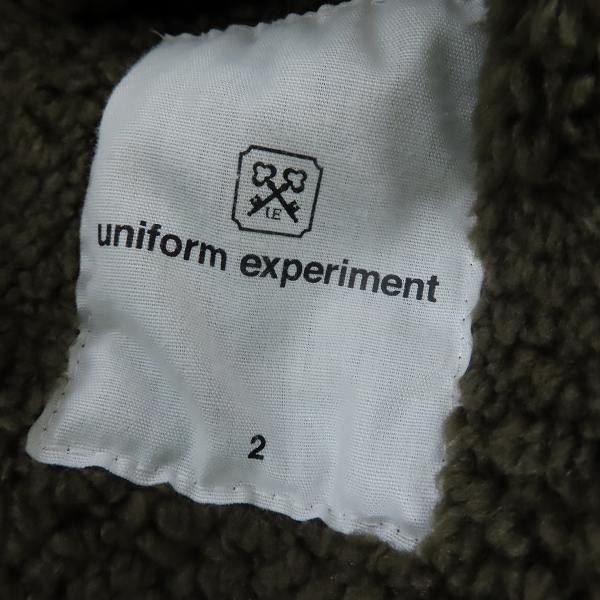 実際に弊社で買取させて頂いたuniform experiment/ユニフォームエクスペリメント N-1 デッキジャケット UE-091025/2の画像 2枚目