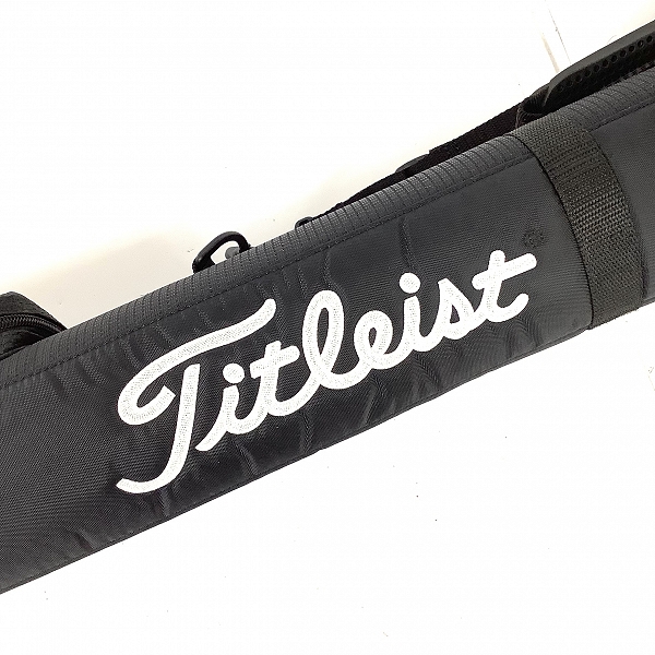 実際に弊社で買取させて頂いたTitleist/タイトリスト ゴルフ 筒型クラブケース ブラックの画像 2枚目