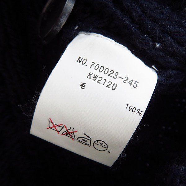 実際に弊社で買取させて頂いたHOLLYWOOD RANCH MARKET/ハリウッドランチマーケット ニット カーディガン ネイビー 700023-245/Mの画像 3枚目