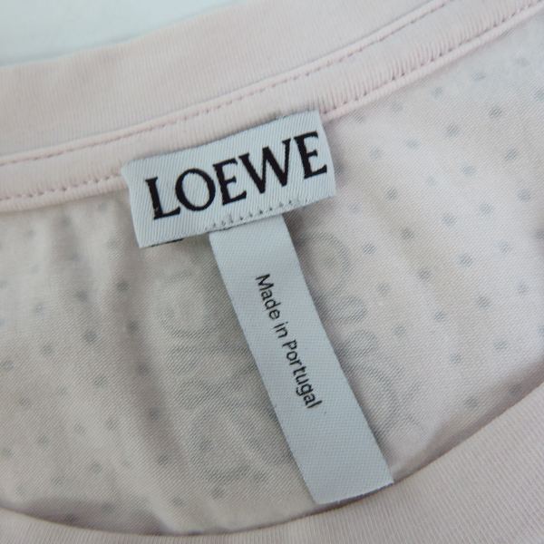 実際に弊社で買取させて頂いた【JPタグ】LOEWE/ロエベ 電話プリント レディース Tシャツ/Mの画像 2枚目