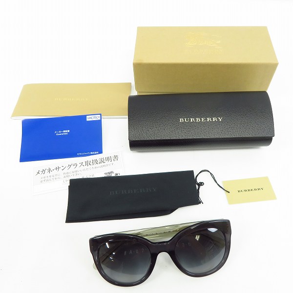 実際に弊社で買取させて頂いたBURBERRY/バーバリー サングラス/アイウェア B 4210-Fの画像 9枚目