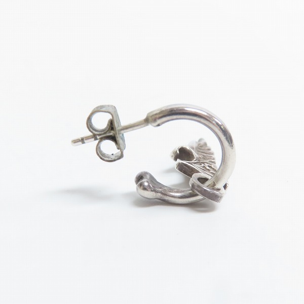 実際に弊社で買取させて頂いた【ギャラ付】THIRTEEN DESIGNS/サーティーンデザインズ FE-2 HOOP BONE & TINY 13 SPADE WING PIERCE/ピアスの画像 2枚目