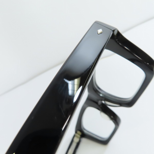 実際に弊社で買取させて頂いたEFFECTOR×DIET BUTCHER SLIM SKIN/エフェクター×ダイエットブッチャー DIRT アイウェア 眼鏡/メガネフレーム ブラックの画像 7枚目