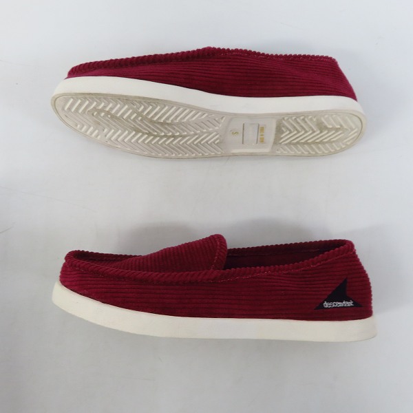 実際に弊社で買取させて頂いたDESCENDANT/ディセンダント コーデュロイ スリッポン/シューズ/Sの画像 3枚目