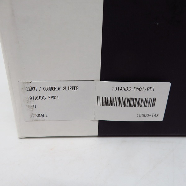 実際に弊社で買取させて頂いたDESCENDANT/ディセンダント コーデュロイ スリッポン/シューズ/Sの画像 7枚目