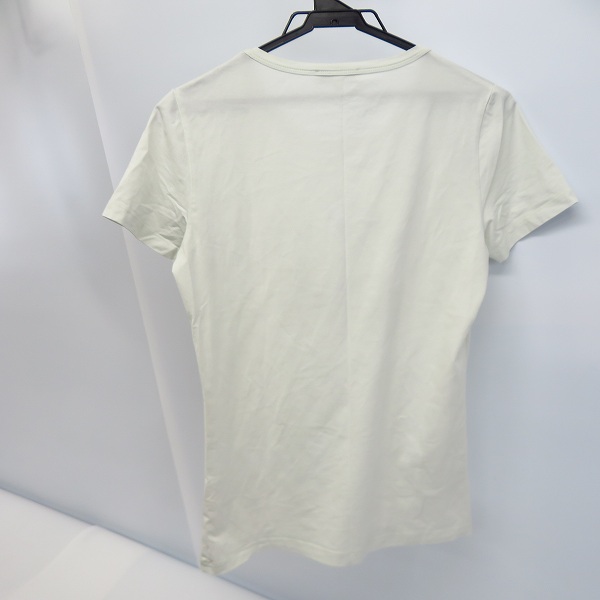 実際に弊社で買取させて頂いたCELINE/セリーヌ ラインストーンロゴ レディース Tシャツ/Mの画像 1枚目