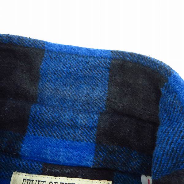 実際に弊社で買取させて頂いたFRUIT OF THE LOOM/フルーツ オブ ザルーム BLUE BLUE/ブルーブルー L/S SHIRT 700050-135/1の画像 5枚目