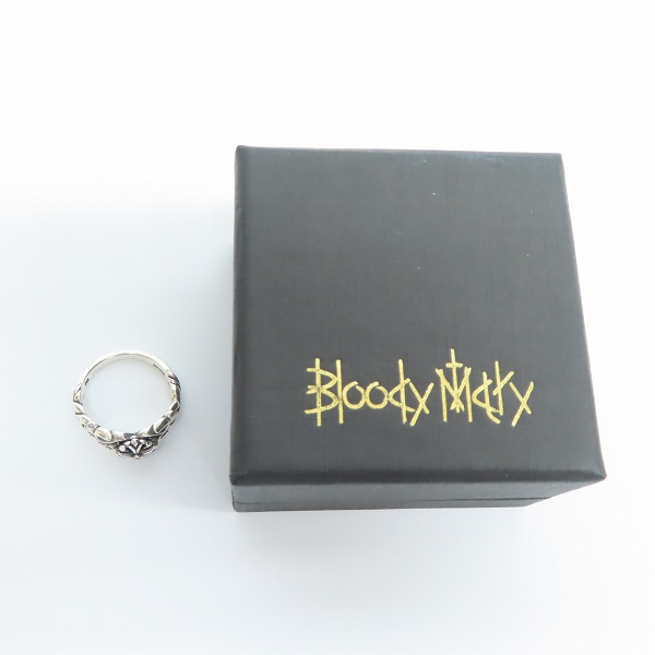 実際に弊社で買取させて頂いたBloody Mary/ブラッディマリー アンドロメダ リング w/ダイヤ 14.5号の画像 8枚目