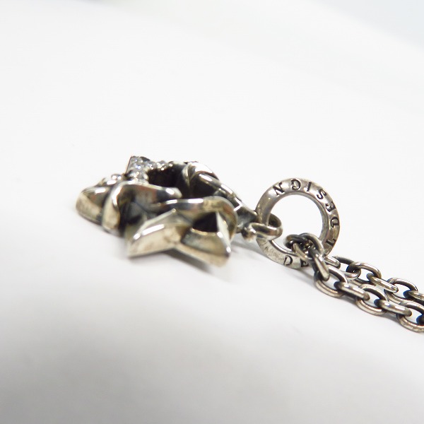 実際に弊社で買取させて頂いたDEAL DESIGN/ディールデザイン 19周年限定 ヘックススター ペンダント/ネックレス クロスチャーム チェーンセットの画像 2枚目