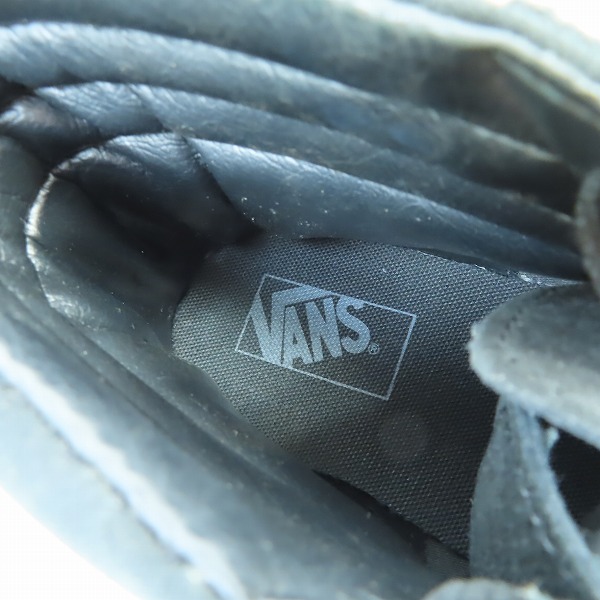 実際に弊社で買取させて頂いたVANS/バンズ SK8-HI/スケートハイ ハイカットスニーカー ブラック/黒 V38-47RB 303351-0003/28.0の画像 4枚目