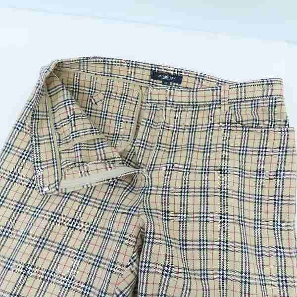 実際に弊社で買取させて頂いたBURBERRY LONDON/バーバリーロンドン チェックパンツ FQA24-035/42の画像 4枚目