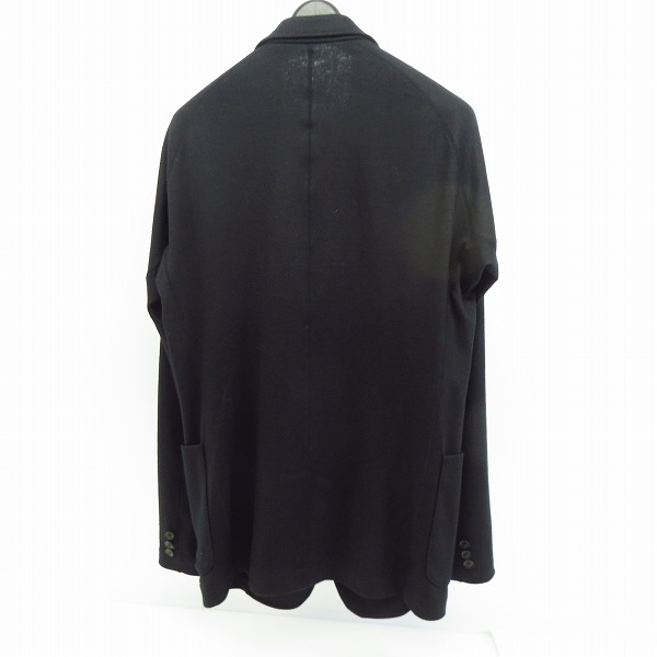 実際に弊社で買取させて頂いたYohji Yamamoto COSTUME DHOMME/ヨウジヤマモト 14AW フレイニースムース 2B テーラードジャケット/3の画像 1枚目