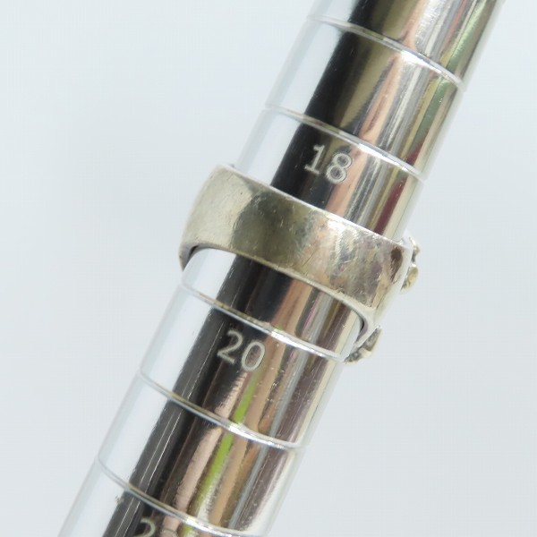 実際に弊社で買取させて頂いた【ギャラ付】CRAZY PIG/クレイジーピッグ LARGE 3D SKULL&CB ラージスカルスリィーディークロスボーンスカル リング/19号の画像 7枚目