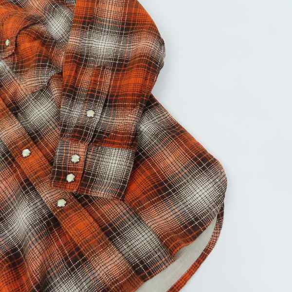 実際に弊社で買取させて頂いたTHE FLAT HEAD/フラットヘッド ネルシャツ ウエスタンシャツ 長袖シャツ/38の画像 6枚目