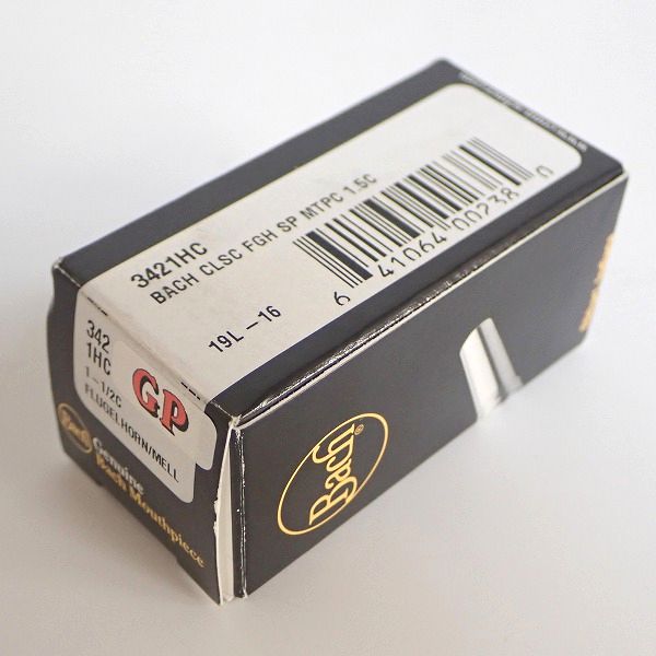 実際に弊社で買取させて頂いたVINCENT BACH/バック 1-1/2CFL フリューゲルホルン用マウスピース GP/ゴールド 3421HCの画像 6枚目