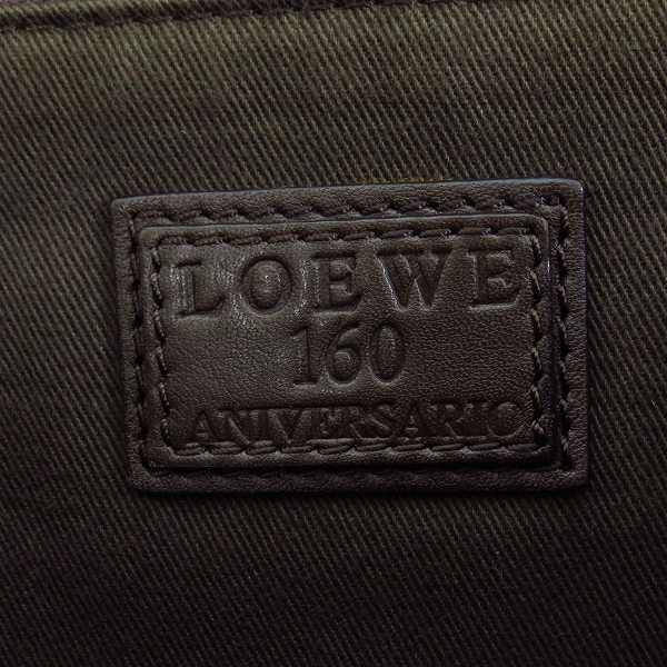 実際に弊社で買取させて頂いたLOEWE/ロエベ 160 ANIVERSARIO 160周年 ロゴ型押し レザーショルダーバッグの画像 4枚目