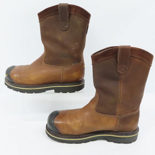 実際に弊社で買取させて頂いたKEEN/キーン アウトドアレザーブーツ F2413-11/27の画像 3枚目