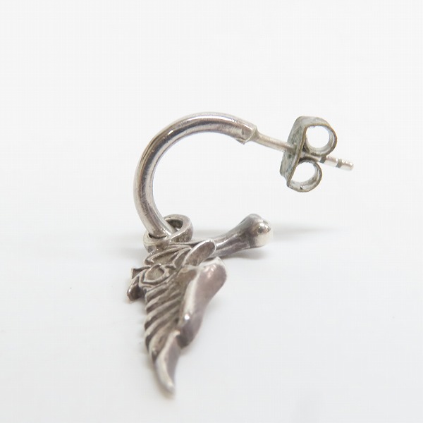 実際に弊社で買取させて頂いた【ギャラ付】THIRTEEN DESIGNS/サーティーンデザインズ FE-2 HOOP BONE & TINY 13 SPADE WING PIERCE/ピアスの画像 1枚目