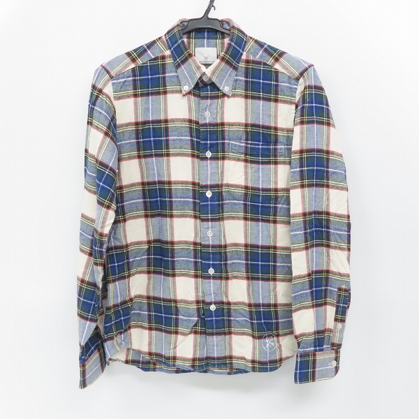 実際に弊社で買取させて頂いたuniform experiment/ユニフォームエクスペリメント BACK PRINT FLANNEL CH フランネルシャツ UE-123067/1