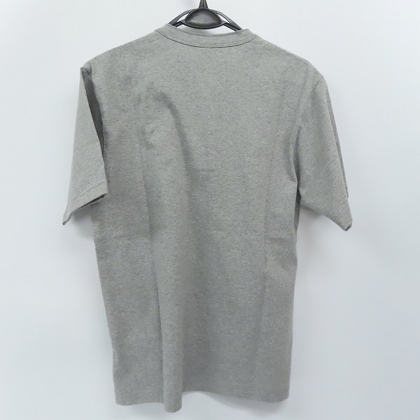 実際に弊社で買取させて頂いた【未使用】BACK CHANNEL/バックチャンネル ヘンリーネック Tシャツ グレー Mの画像 1枚目