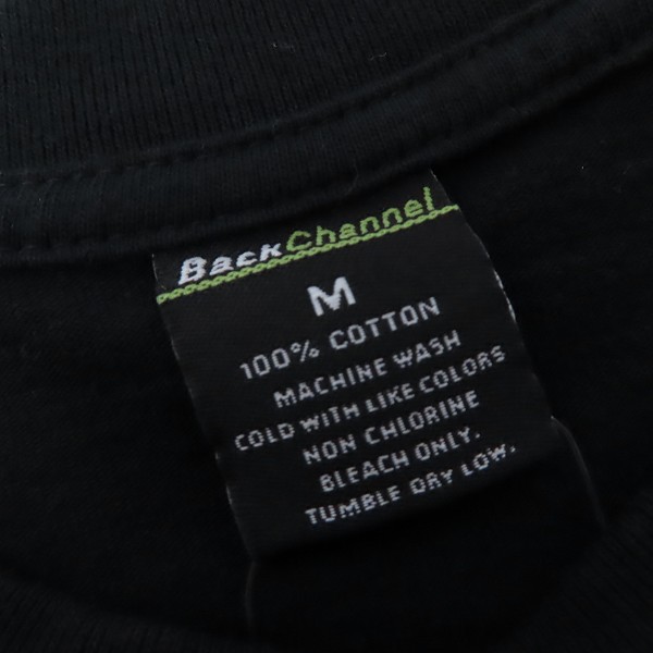 実際に弊社で買取させて頂いた【未使用】BACK CHANNEL/バックチャンネル プリント Tシャツ Mの画像 2枚目