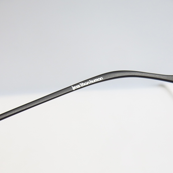 実際に弊社で買取させて頂いたLess than human/レスザンヒューマン アンダーリム メガネフレーム po6po10 195nの画像 4枚目