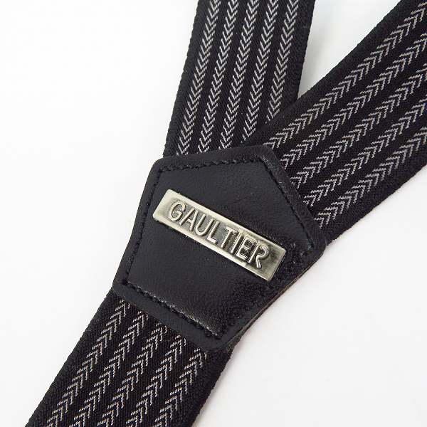 実際に弊社で買取させて頂いた【難あり】Jean Paul GAULTIER/ジャンポールゴルチエ ビンテージ サスペンダー JPL-09の画像 1枚目