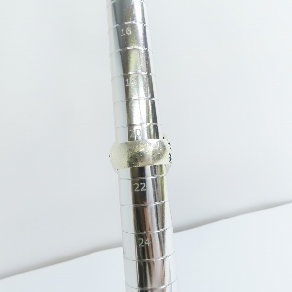 実際に弊社で買取させて頂いた【ギャラ付】CRAZY PIG/クレイジーピッグ Plague Skull Ring/プレイグ スカル リング CP88/21号の画像 7枚目