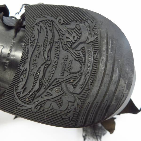 実際に弊社で買取させて頂いたalfredoBANNISTER/アルフレッド バニスター サイドジップショートブーツ/41の画像 7枚目