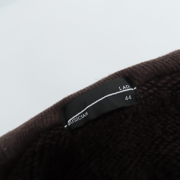 実際に弊社で買取させて頂いたLAD MUSICIAN/ラッドミュージシャン ジップアップフーディ 2210-605/44の画像 2枚目