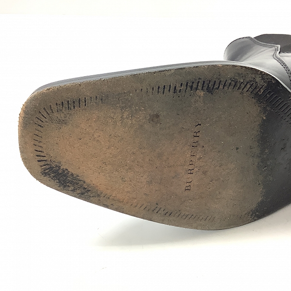 実際に弊社で買取させて頂いたBurberry LONDON/バーバリーロンドン サイドゴアブーツ/26の画像 6枚目